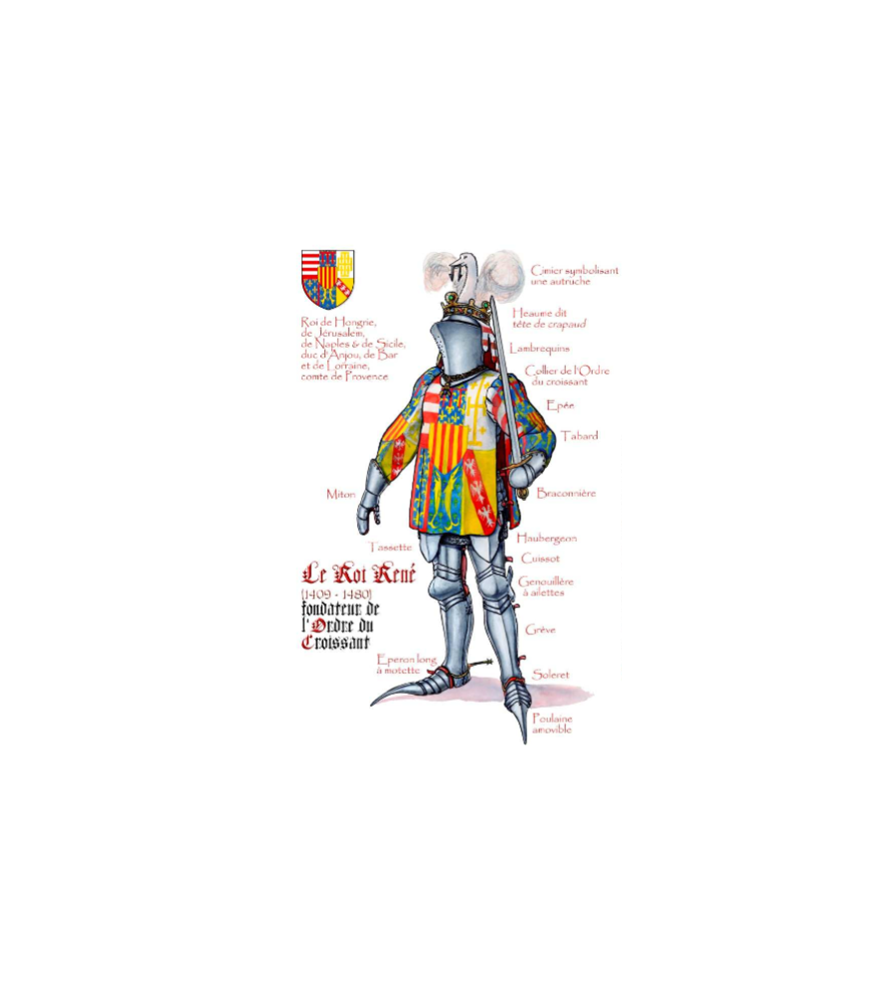 Carte postale Le roi René d'Anjou