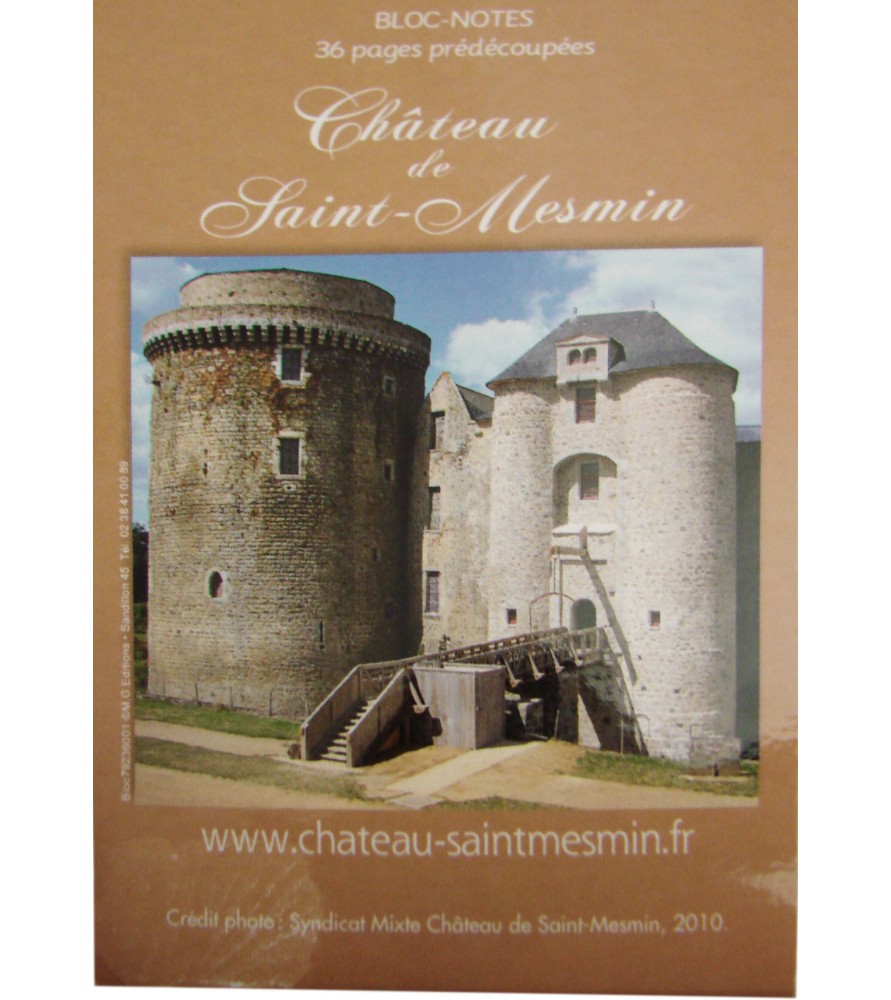 Bloc-notes Château de Saint Mesmin
