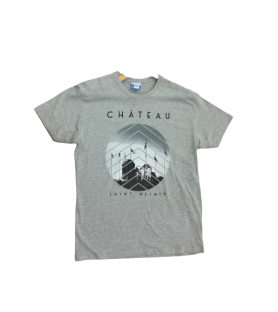 T-Shirt gris adulte Château