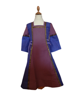 Robe médiévale violette de princesse