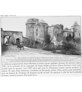 Carte postale fin XIXe siècle Château de Saint Mesmin