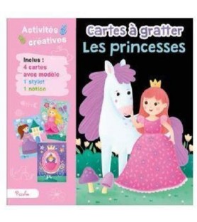Carte à gratter les princesses
