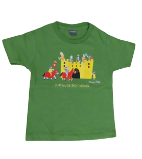 T-shirt chevalier au château jaune