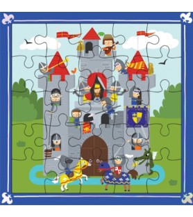 Carte puzzle les chevaliers