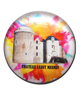 Magnet Globe Château Saint Mesmin Multicouleurs