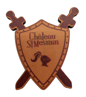 Magnet cuir château Saint Mesmin