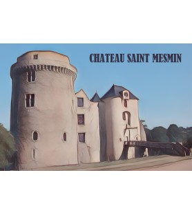 Magnet Château Saint Mesmin vintage
