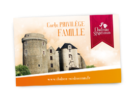 Représentation graphique de la carte privilege famille