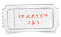 De septembre à juin